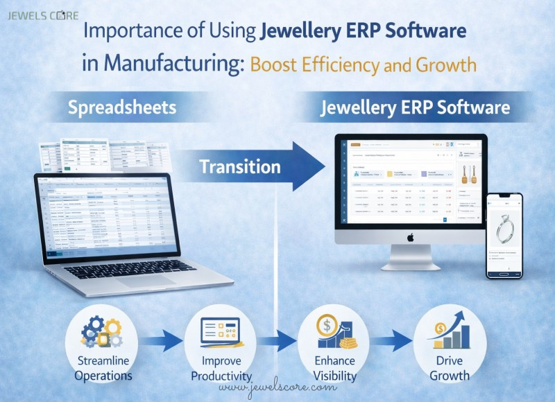 Jewels Core Importance of Using Jewellery ERP Software in Manufacturing